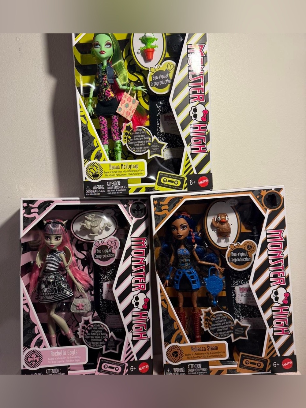 Monster high Boo-riginal Creeproduction Wave 4 NIB 2026 entire set of 3